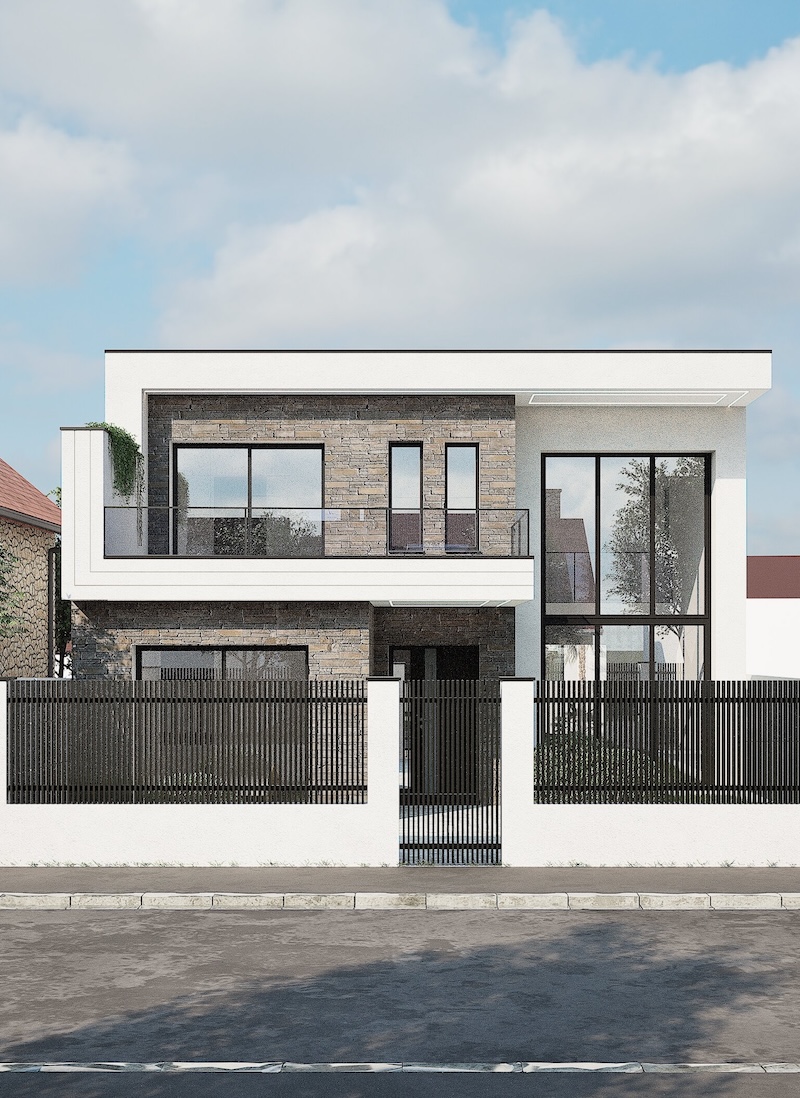 Projet d'architecture préparé par Studio3DK